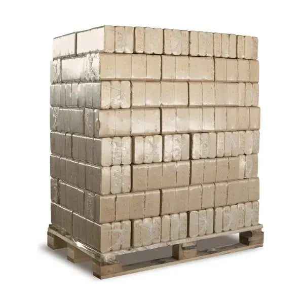 Heizfuxx Weichholzbriketts 960 kg – RUF-Form, 96 x 10 kg, DIN-zertifiziert, Palette – Bild 3
