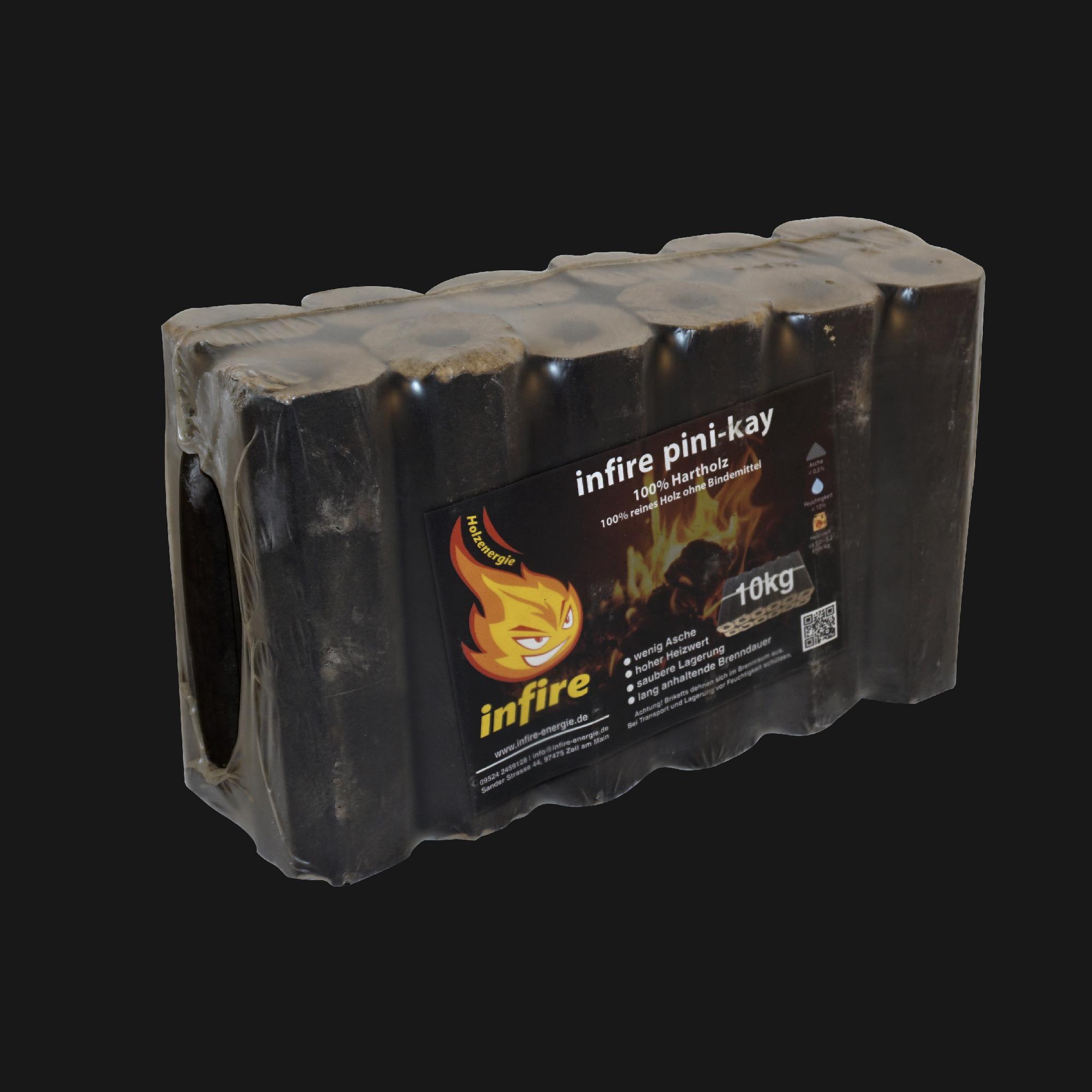 Pini-Kay – Hartholzbriketts – einzeln 10 kg